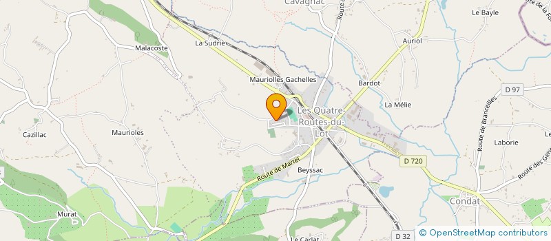 localisation de l'entreprise RESIDENCE AUTONOMIE LA CERISAIE à LE VIGNON-EN-QUERCY