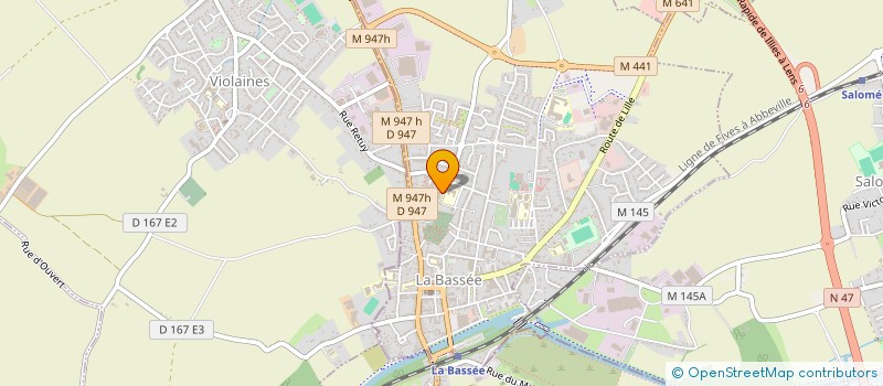 localisation de l'entreprise RESIDENCE AUTONOMIE LA ROSERAIE à LA BASSEE