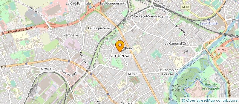 localisation de l'entreprise RESIDENCE AUTONOMIE LES CHARMETTES à LAMBERSART