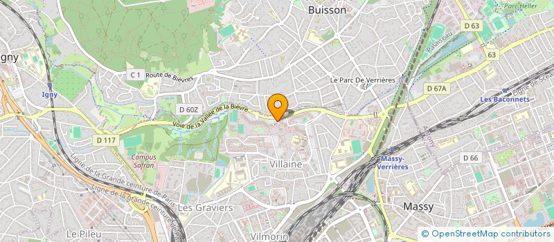 localisation de l'entreprise RESIDENCE AUTONOMIE LES PERVENCHES à MASSY