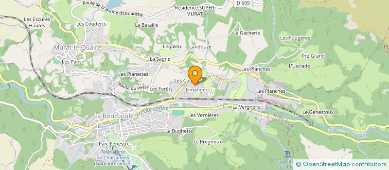 localisation de l'entreprise RESIDENCE AUVERGNE  LA BOURBOULE