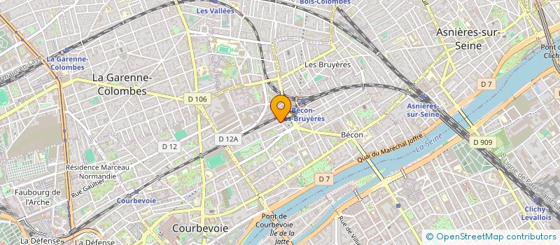 localisation de l'entreprise RESIDENCE AUXILIA COURBEVOIE à COURBEVOIE