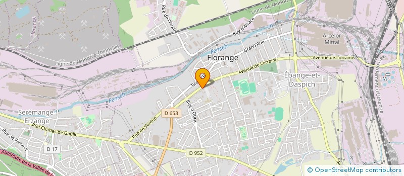 localisation de l'entreprise RESIDENCE AZALEE à FLORANGE