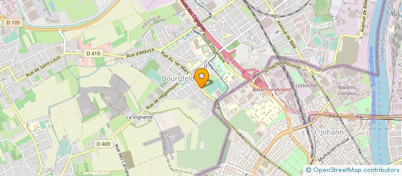 localisation de l'entreprise RESIDENCE BAERENFELS C  SAINT-LOUIS