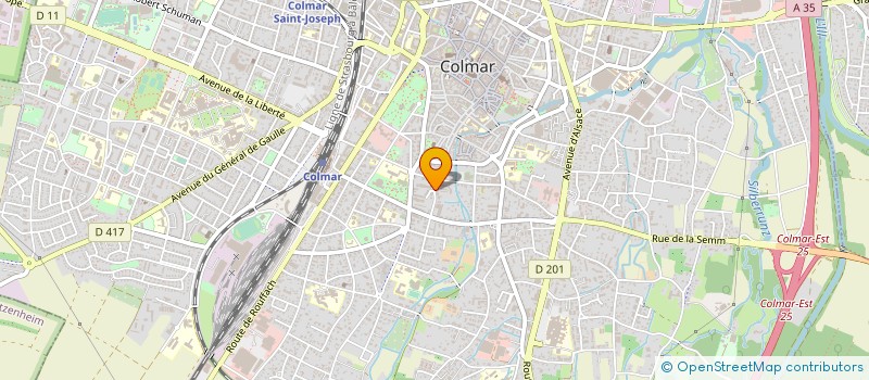 localisation de l'entreprise RESIDENCE BARTHOLDI AMERIC COL  COLMAR