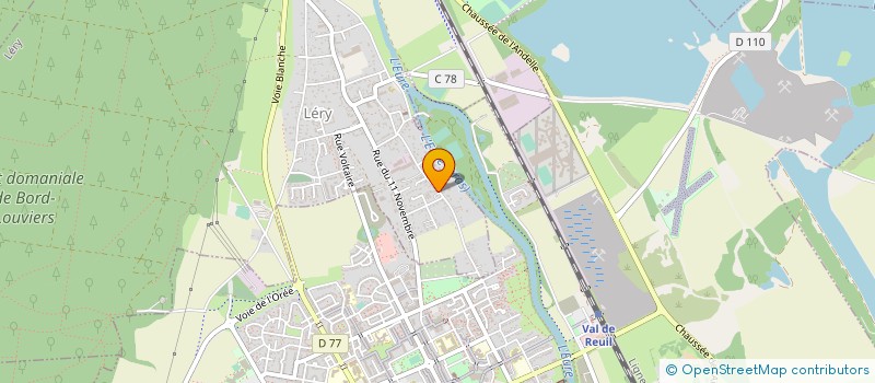 localisation de l'entreprise RESIDENCE BEAULIEU  LERY