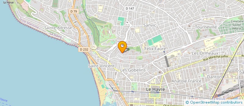 localisation de l'entreprise RESIDENCE BEAUSITE à LE HAVRE