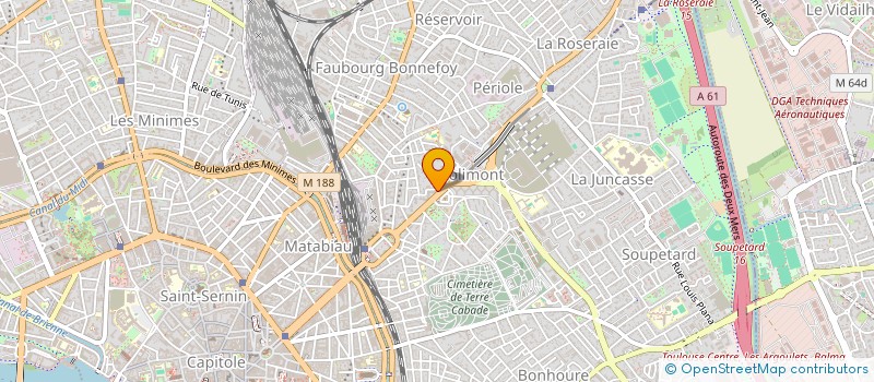 localisation de l'entreprise RESIDENCE BEL AURE à TOULOUSE