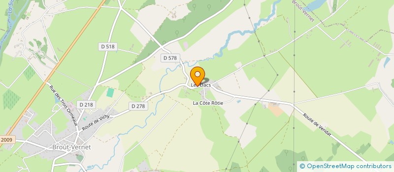 localisation de l'entreprise RESIDENCE BELGIQUE-ALQUIE  BROUT-VERNET