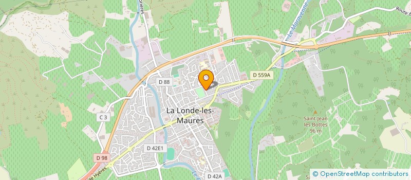 localisation de l'entreprise RESIDENCE BELLISA SA  LA LONDE-LES-MAURES