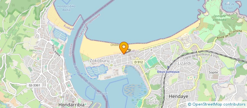 localisation de l'entreprise RESIDENCE BI UR ARTE BIGA  HENDAYE