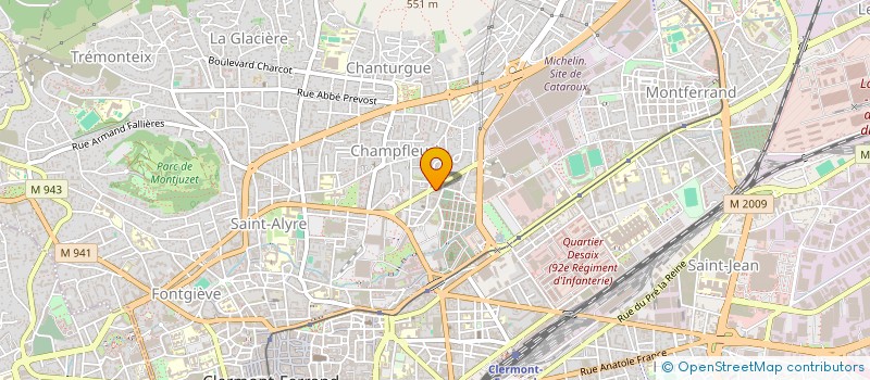 localisation de l'entreprise RESIDENCE BIEN ASSIS  CLERMONT-FERRAND