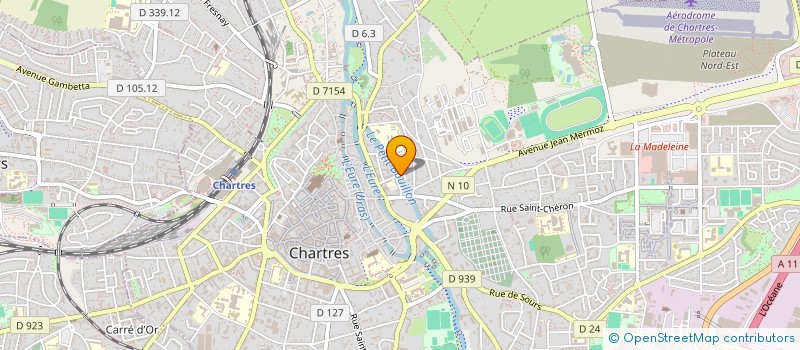 localisation de l'entreprise RESIDENCE BLERIOT à CHARTRES