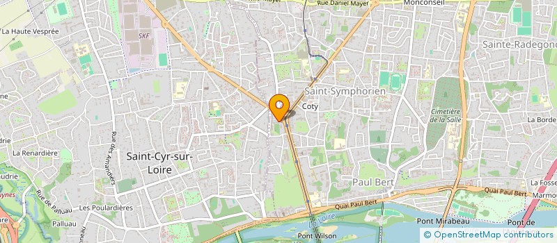 localisation de l'entreprise RESIDENCE BOCAGE DES GRIMELINS  TOURS