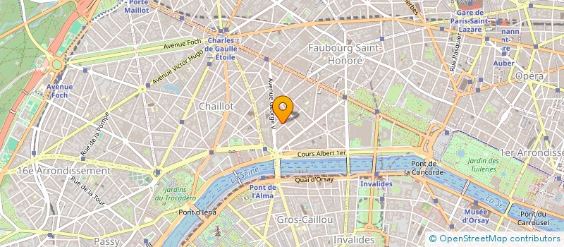 localisation de l'entreprise RESIDENCE BOCCADOR à PARIS