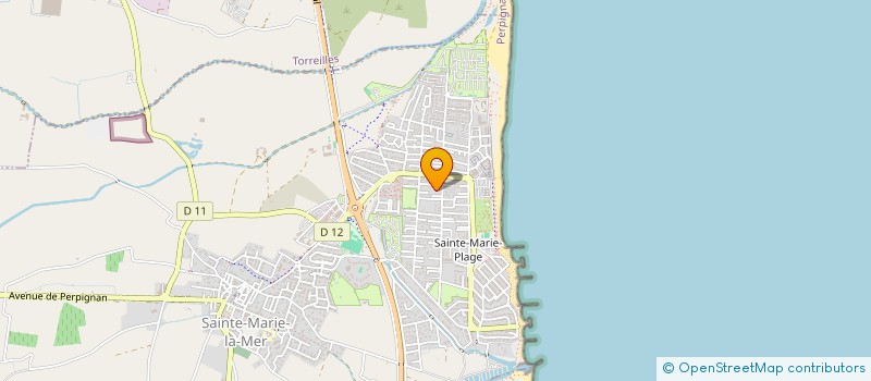 localisation de l'entreprise RESIDENCE BORA BORA  SAINTE-MARIE-LA-MER