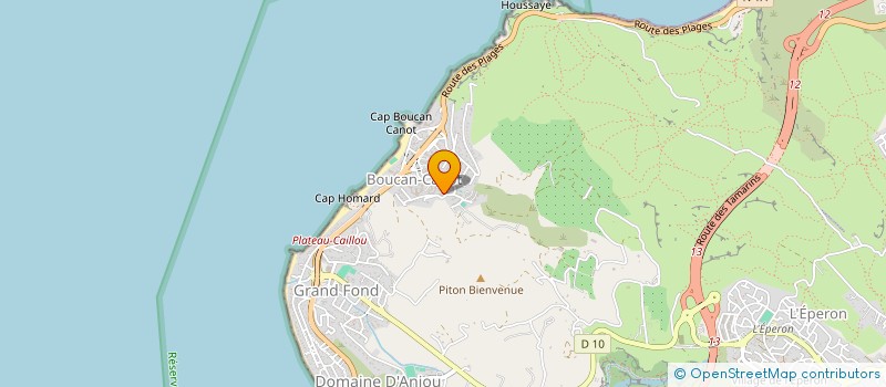 localisation de l'entreprise RESIDENCE BOUCAN  SAINT-PAUL