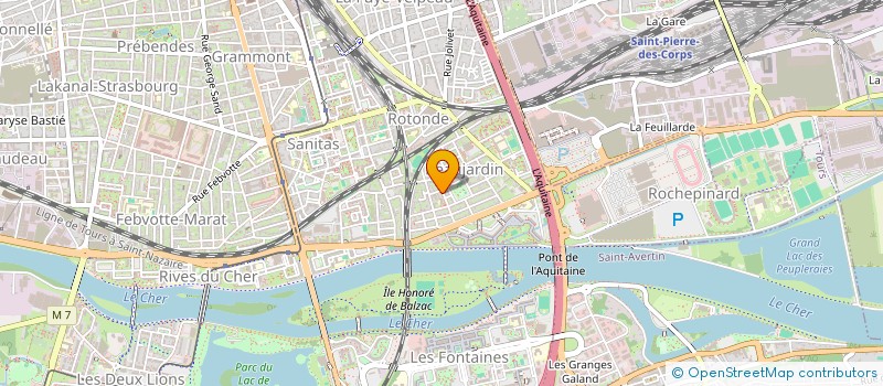 localisation de l'entreprise RESIDENCE BOURDERON  TOURS