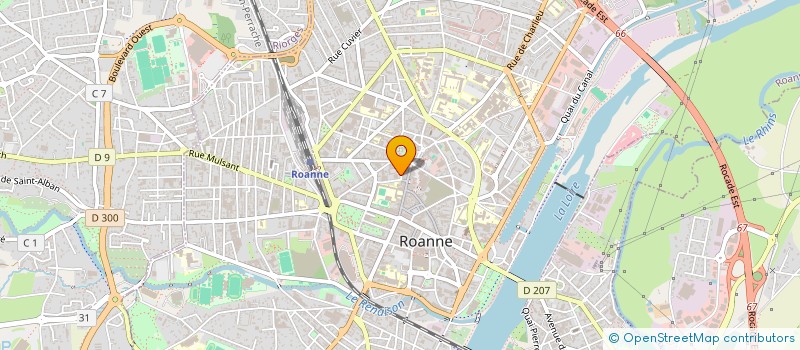 localisation de l'entreprise RESIDENCE BOURGNEUF  ROANNE