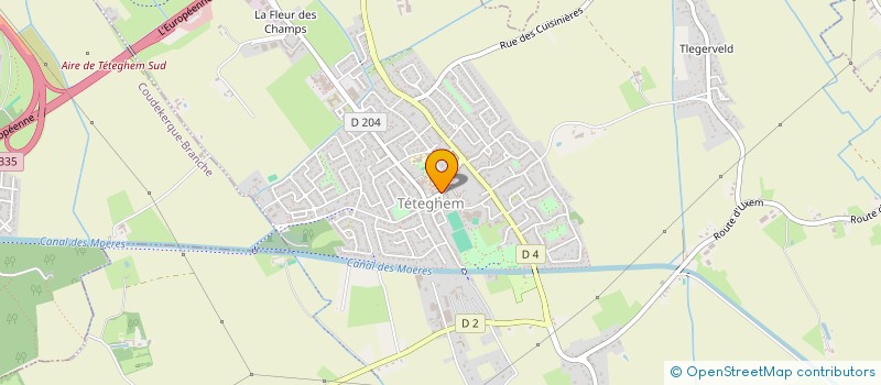 localisation de l'entreprise RESIDENCE BRUXELLES  TETEGHEM-COUDEKERQUE-VILLAGE