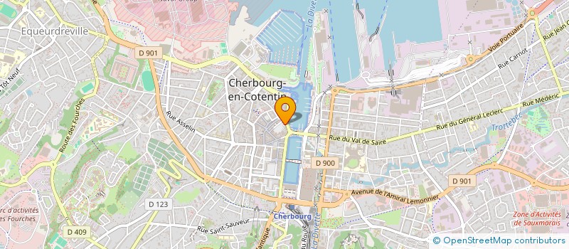 localisation de l'entreprise RESIDENCE CALIGNY  CHERBOURG-EN-COTENTIN