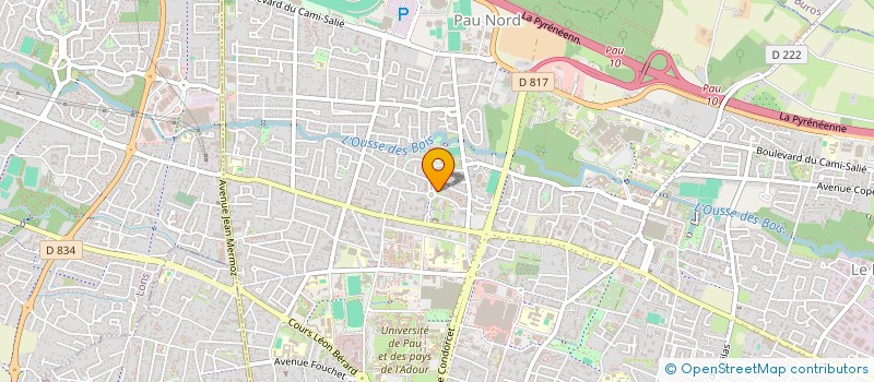 localisation de l'entreprise RESIDENCE CAMBRIDGE A à PAU