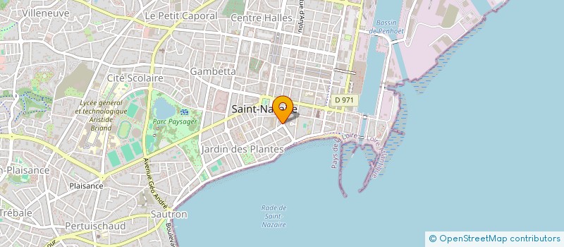 localisation de l'entreprise RESIDENCE CANOPEE à SAINT-NAZAIRE