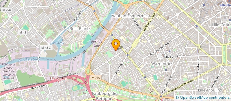 localisation de l'entreprise RESIDENCE CANTELEU à LILLE