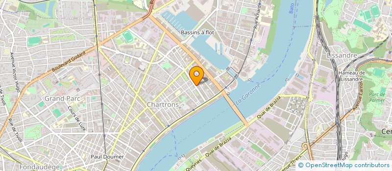 localisation de l'entreprise RESIDENCE CAP 140 à BORDEAUX
