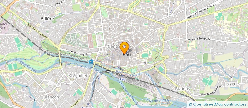 localisation de l'entreprise RESIDENCE CARLTON à PAU