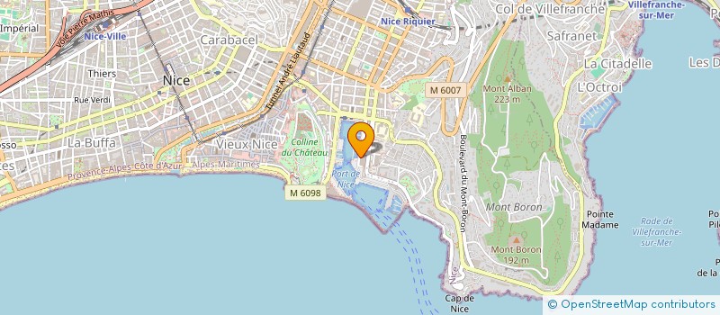 localisation de l'entreprise RESIDENCE CARLTON à NICE