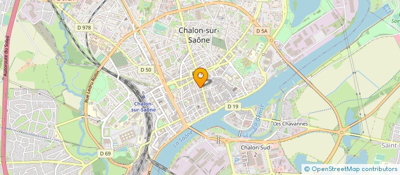 localisation de l'entreprise RESIDENCE CARREFOUR DIJON-BELFORT  CHALON-SUR-SAONE