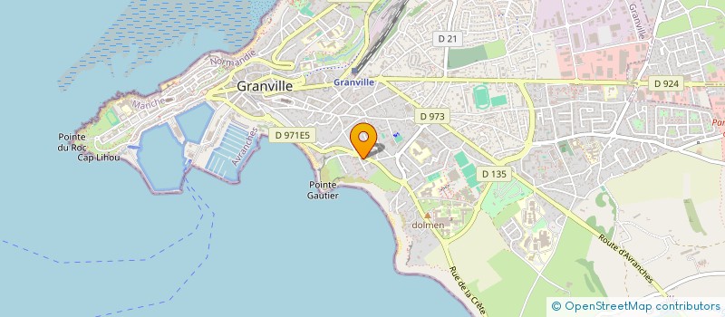 localisation de l'entreprise RESIDENCE CHALOUPE DORIS  GRANVILLE