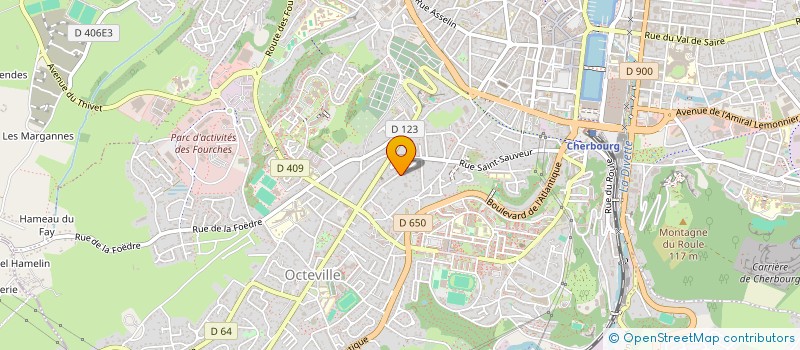 localisation de l'entreprise RESIDENCE CHARCOT  CHERBOURG-EN-COTENTIN