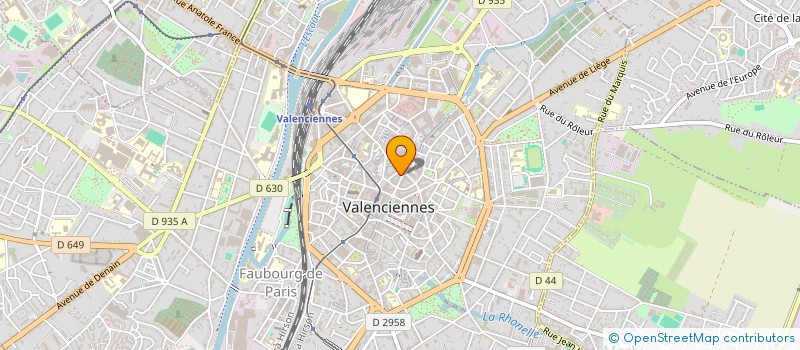 localisation de l'entreprise RESIDENCE CHARLES DE GAULLE à VALENCIENNES
