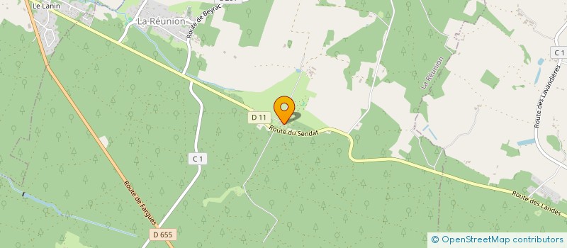 localisation de l'entreprise RESIDENCE CHATEAU DU SENDAT  LA REUNION