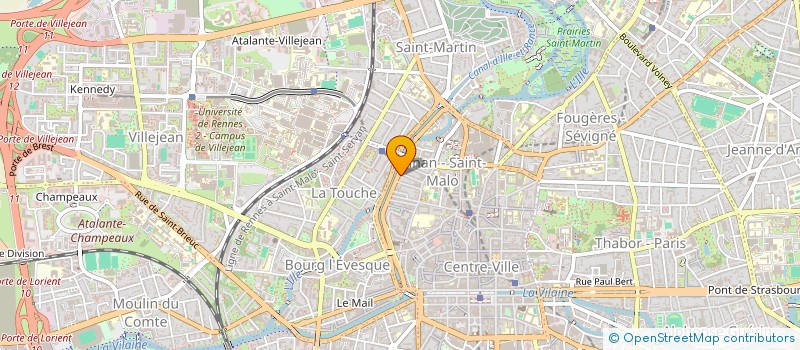 localisation de l'entreprise RESIDENCE CHEZY  RENNES