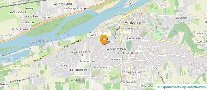 localisation de l'entreprise RESIDENCE CHOISEUL  AMBOISE