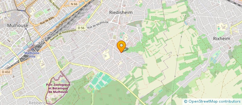 localisation de l'entreprise RESIDENCE CHOPIN  RIEDISHEIM