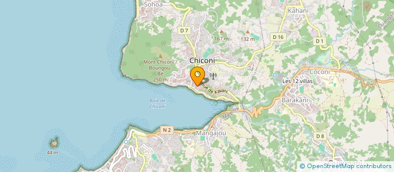 localisation de l'entreprise RESIDENCE CINQ HERITIERS à CHICONI