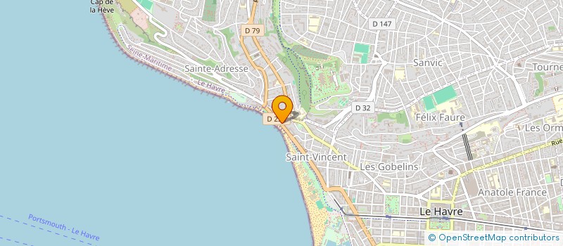 localisation de l'entreprise RESIDENCE CLAUDE MONET à LE HAVRE