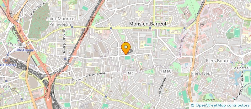 localisation de l'entreprise RESIDENCE CLEMENCEAU OLI  MONS-EN-BARUL