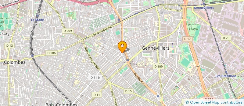 localisation de l'entreprise RESIDENCE CLERY ST ANDRE à ASNIERES-SUR-SEINE