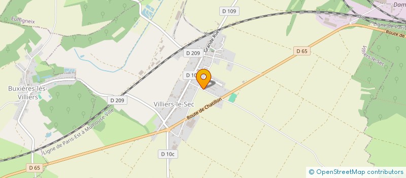 localisation de l'entreprise RESIDENCE CLOS DE LA RIOCHEY à VILLIERS-LE-SEC