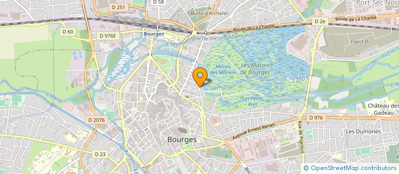 localisation de l'entreprise RESIDENCE CLOS DE LA VOISELLE  BOURGES