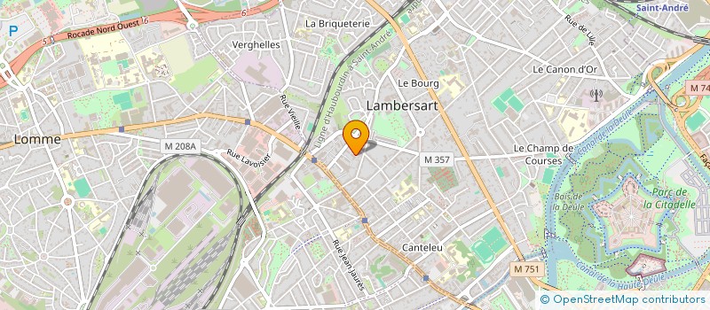 localisation de l'entreprise RESIDENCE CLOS FLEURY à LAMBERSART