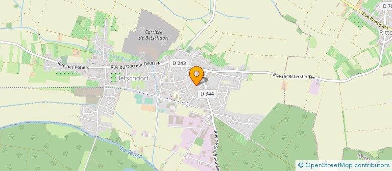 localisation de l'entreprise RESIDENCE CLOSERIE DES LILAS  BETSCHDORF