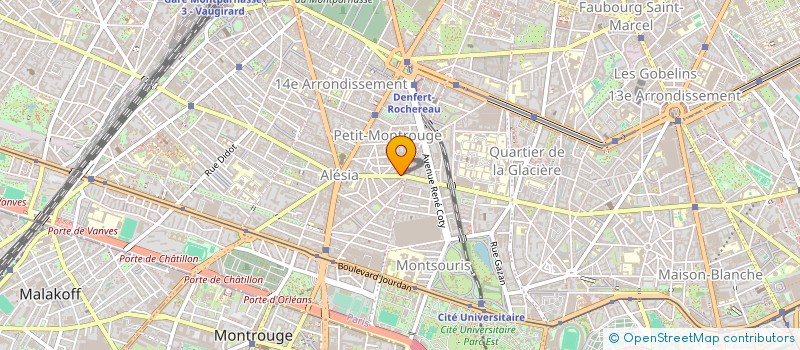 localisation de l'entreprise RESIDENCE CLUB LE MONTSOURIS à PARIS