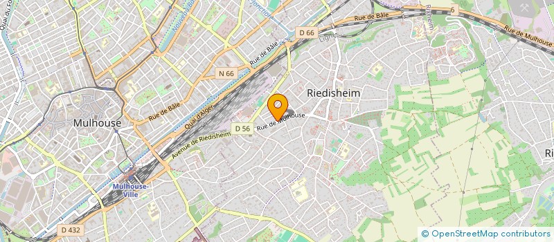 localisation de l'entreprise RESIDENCE COLBERT RIEDISHEIM  RIEDISHEIM