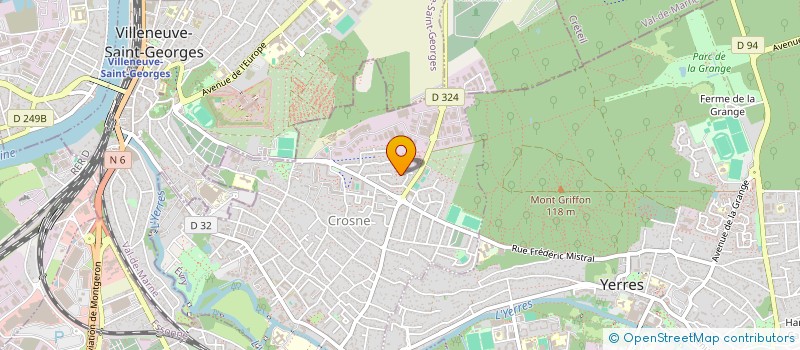 localisation de l'entreprise RESIDENCE COLES  CROSNE